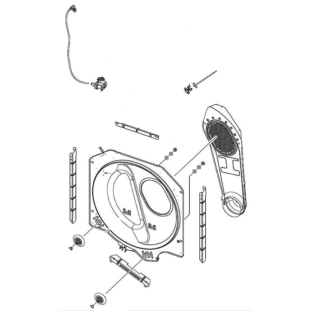 Part #dc97-19083F, Assy Drum Back