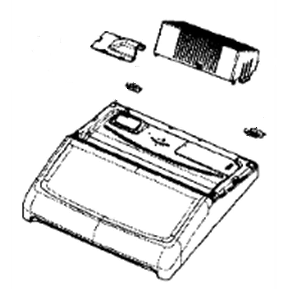 Samsung Part #dc97-19247A, Dryer Top Panel Assembly