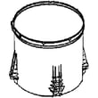 Tub Sub for Samsung WA52M8650AV/A4-00 - Part DC97-19562J