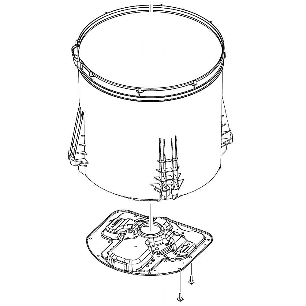 Part #dc97-19562M, Assy Tub Sub