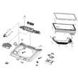 Samsung Washer Top Panel Assembly for Samsung WA52M7750AW/A4-00 - Part DC97-19575N