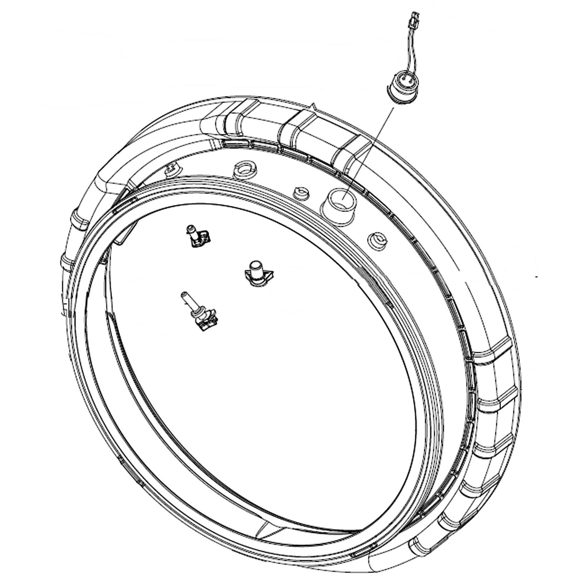 Part #dc97-19640B, Semi Tub