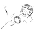 Front Tub for Samsung WV60M9900AV/A5-00 - Part DC97-19644B