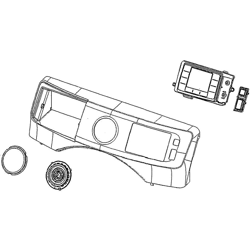 Washer Control Panel Assembly