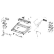 Washer Top Panel Assembly for Samsung WV55M9600AV/A5-03 - Part DC97-20019A