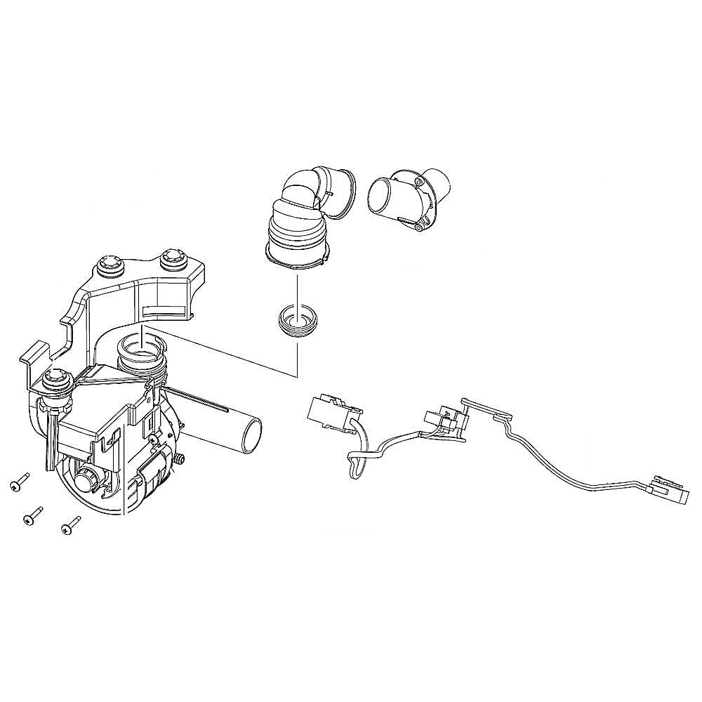 Samsung Part #dc97-20020A, Washer Drain Pump | 9.06 x 9.45 x 5.91