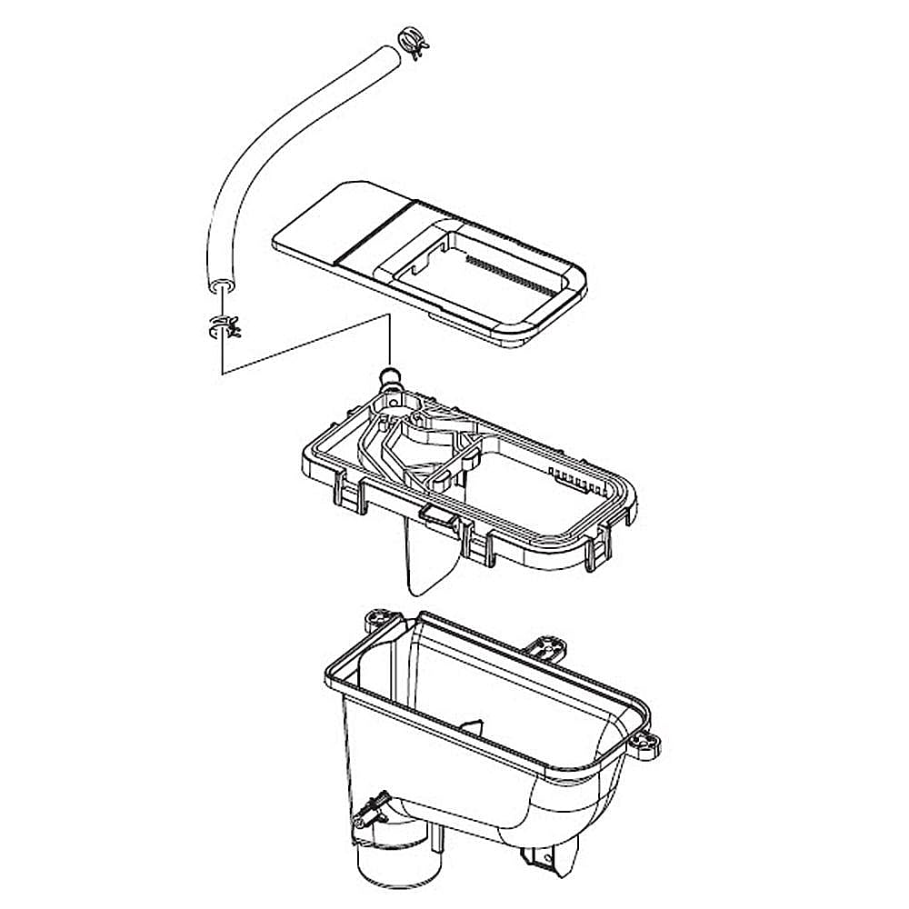 Part #dc97-20040D, Samsung Assy Housing Drawer