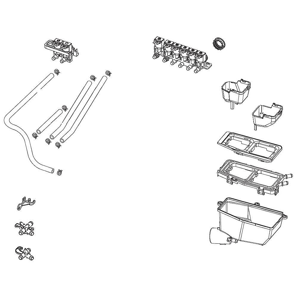 Part #dc97-20041K, Samsung Assy Housing Drawer
