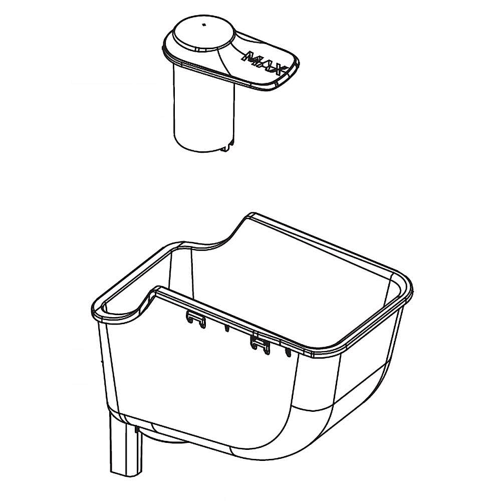 Part #dc97-20054C, Samsung Assy Detergent