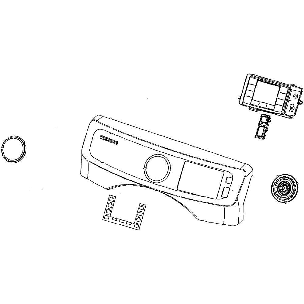 Samsung Part #dc97-20068A, Dryer Control Panel Assembly