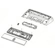 Dryer Control Panel Assembly for Samsung DVG52M8650V/A3-00 - Part DC97-20082A