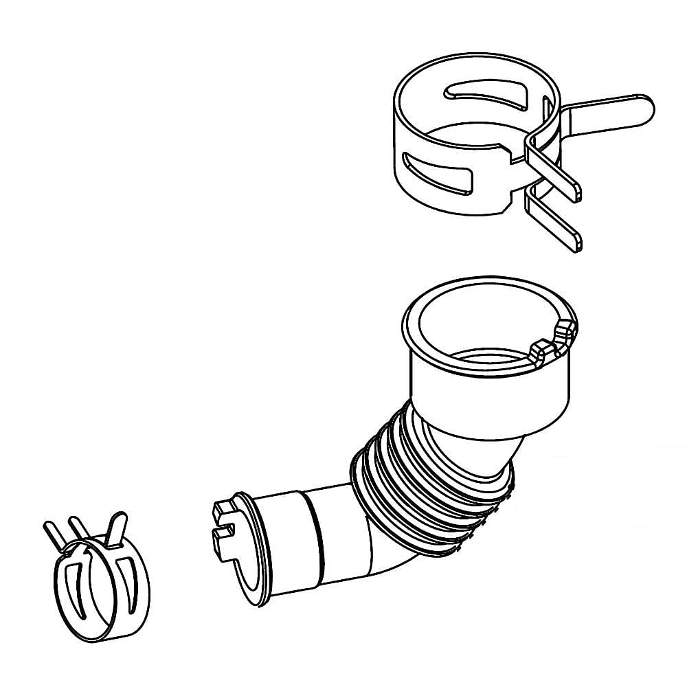 Part #dc97-20116A, Hose Assembly / 5.12 x 3.94 x 1.97