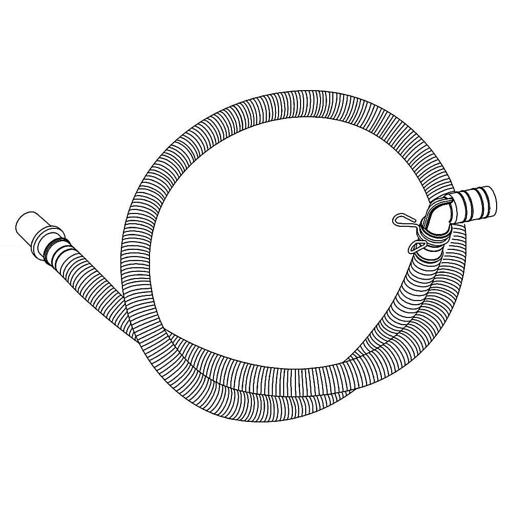 Samsung Part #dc97-20151A, Washer Drain Hose | 16.54 x 1.57 x 0.91