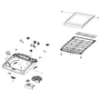 Assy Semi Cover Top for Samsung WA45N3050AW/A4-00 - Part DC97-20481C
