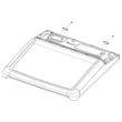 Dryer Top Panel for Samsung DVE50R5400V/A3-00 - Part DC97-21430A