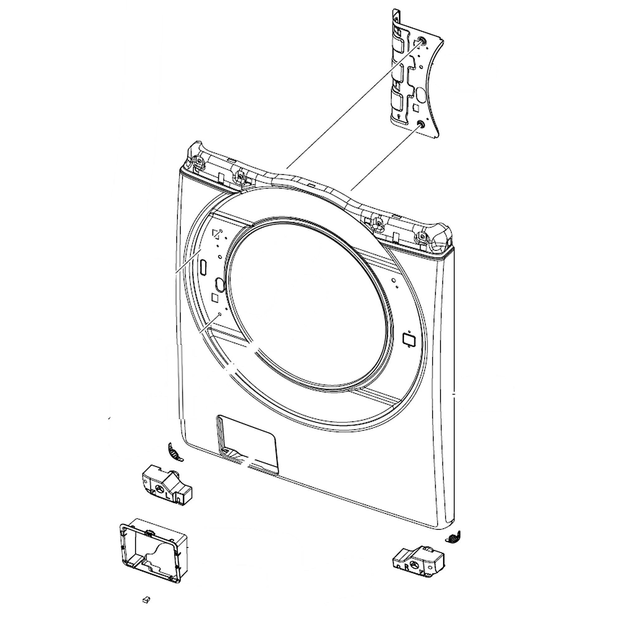 Part #dc97-21446G, Samsung Frame Front