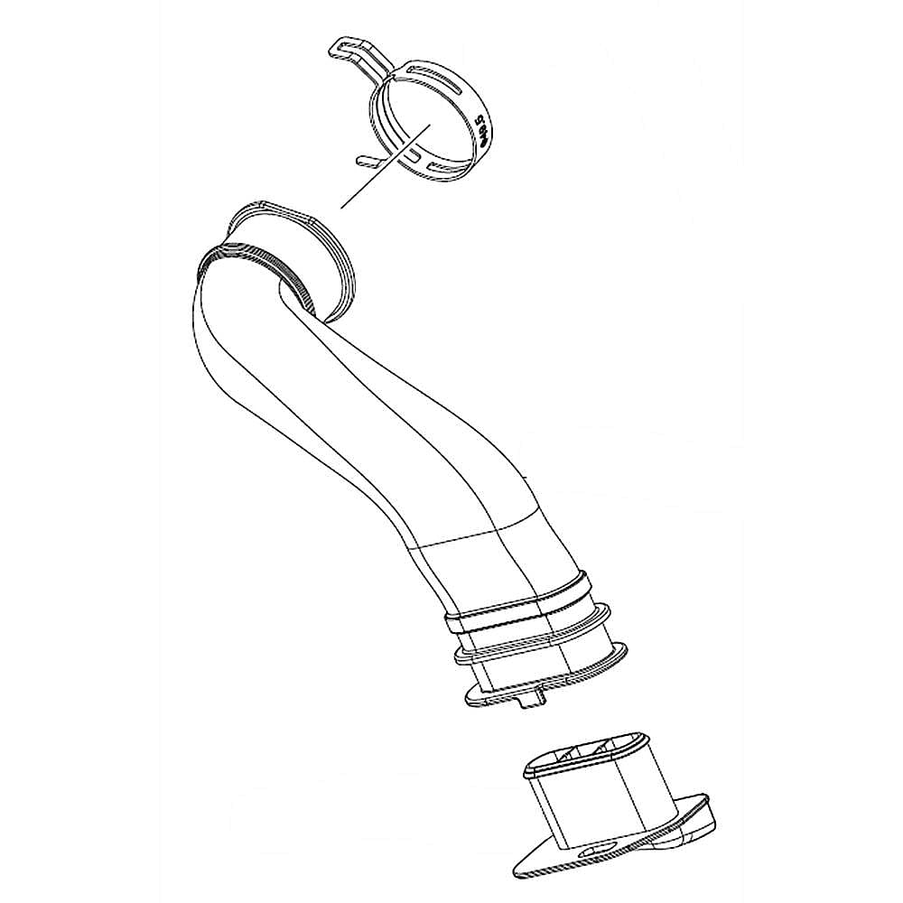 Part #dc97-21484A, Washer Dispenser Hose
