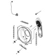 Assy Drum Back for Samsung DVG50A8600E/A3-00 - Part DC97-21492B