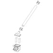 Assy Nozzle for Samsung WA52A5500AC/US-00 - Part DC97-21509A