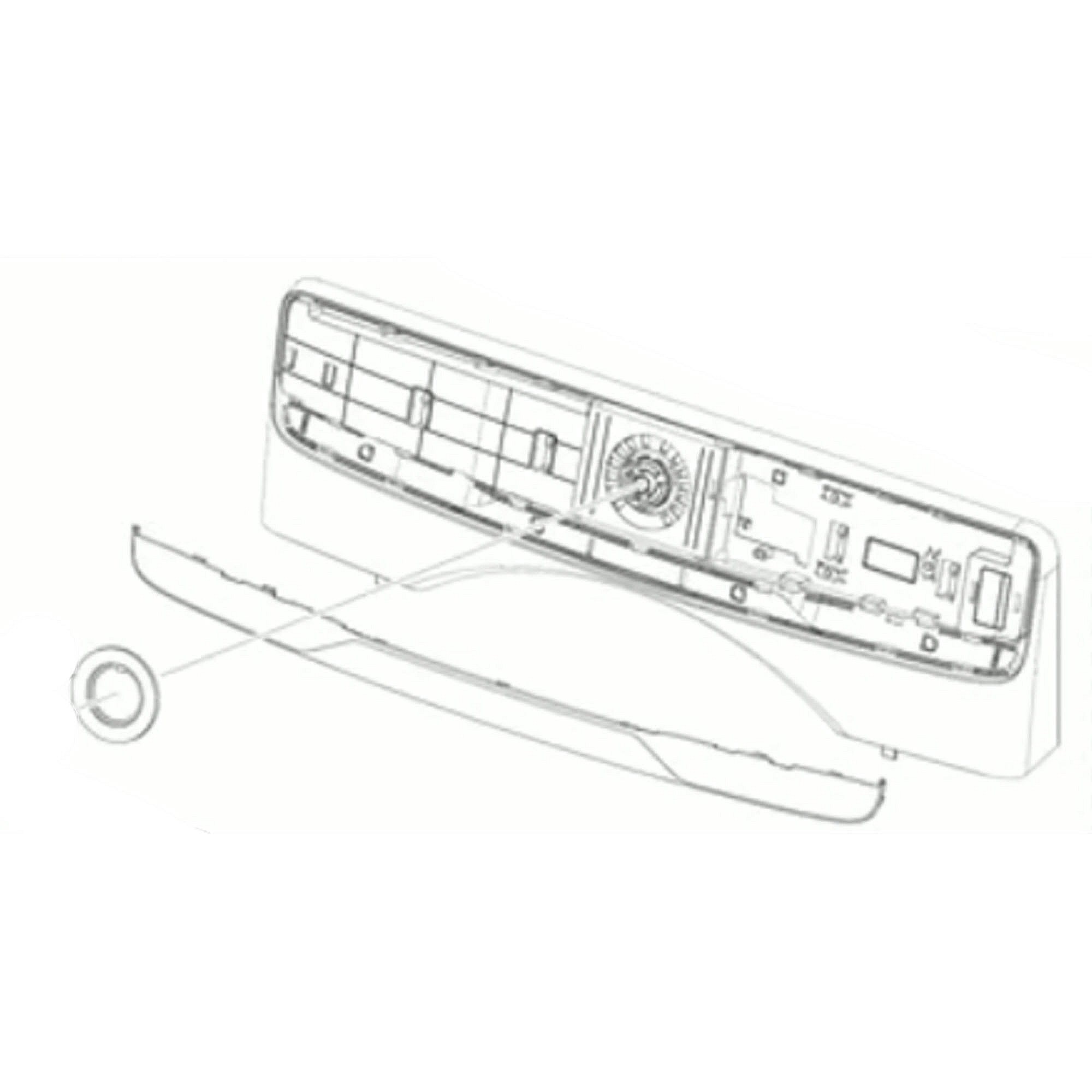 Part #dc97-21616D, Dryer Control Panel (Champagne)