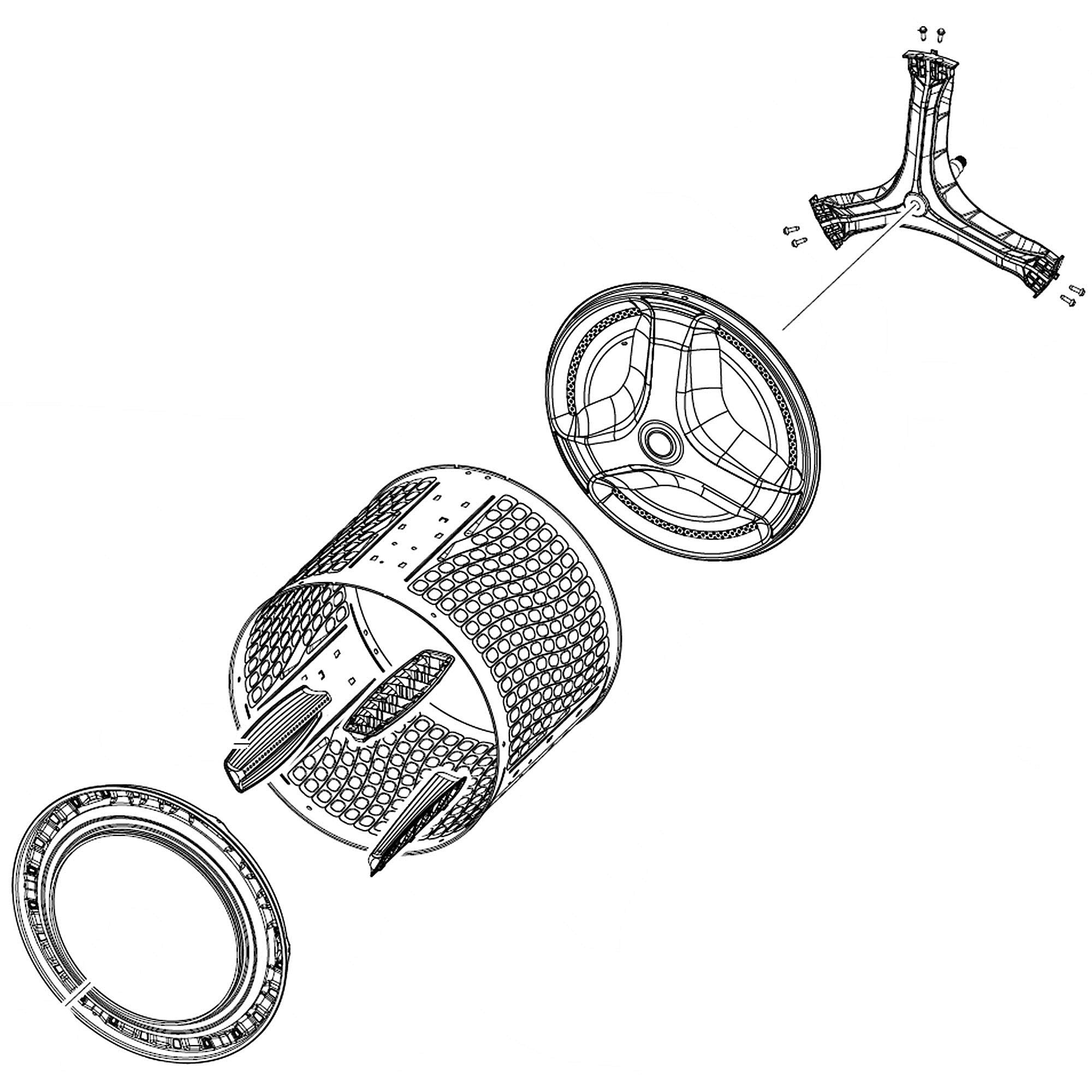 Part #dc97-21747A, Washer Spinner Support