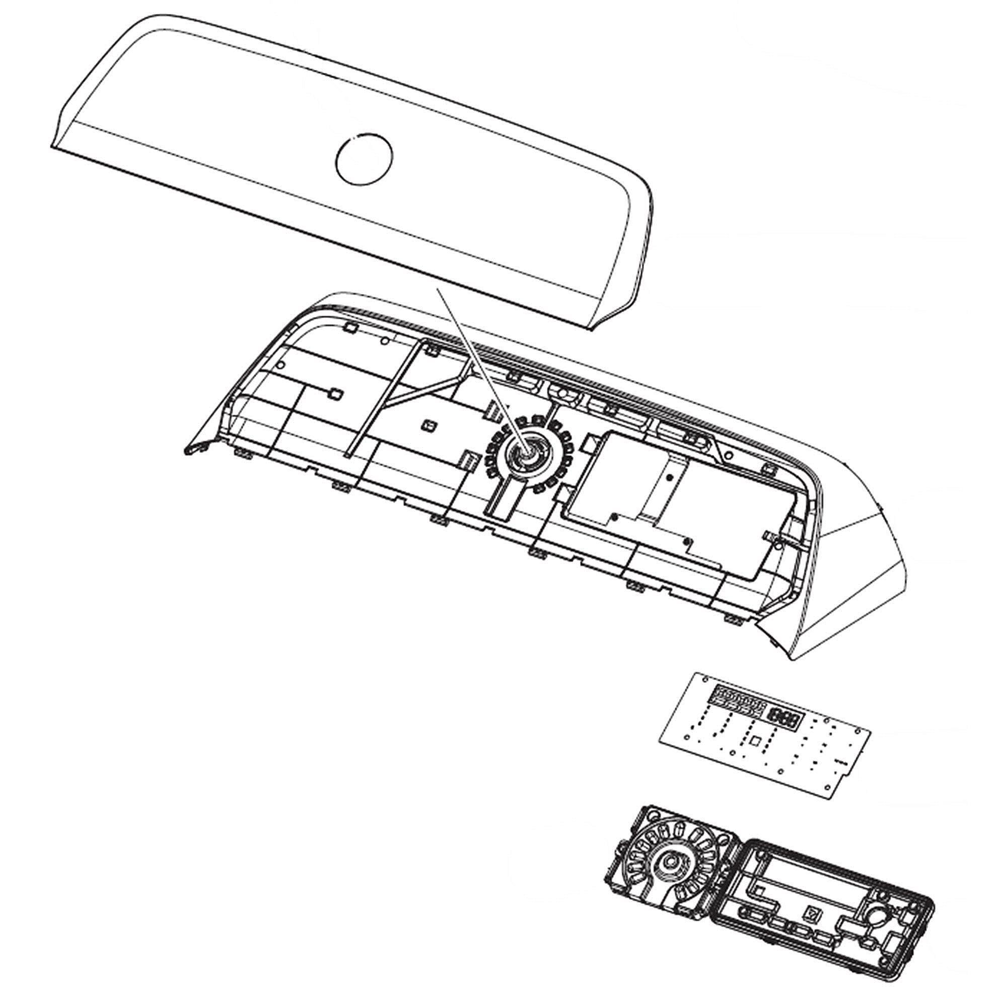 Part #dc97-22607X, Samsung Assy Panel Control-Module