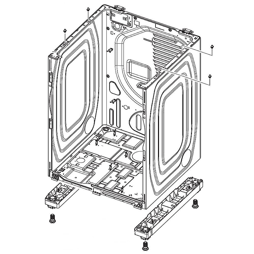 Part #dc97-22918H, Samsung Assy Frame-Module
