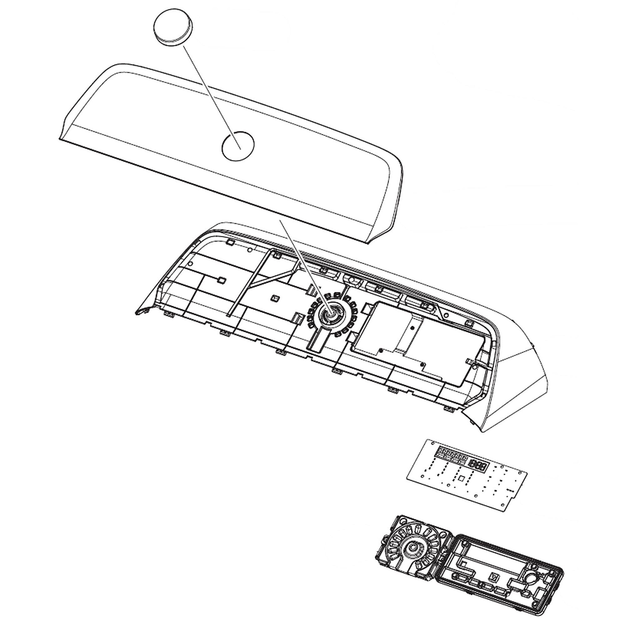 Part #dc97-22929H, Samsung Assy Panel Control