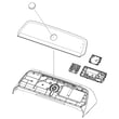 Panel Contro for Samsung WA54R7200AW/US-02 - Part DC97-22947C