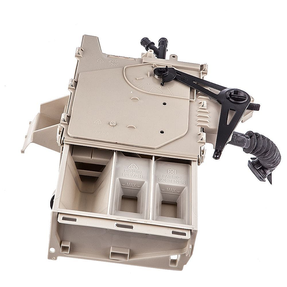Part #131270310, Washer Dispenser Drawer Housing Assembly | 15.05 x 10.65 x 6.20