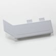 Laundry Center Control Panel End Cap, Left (white) for Gibson GES831AS1 - Part 131288101