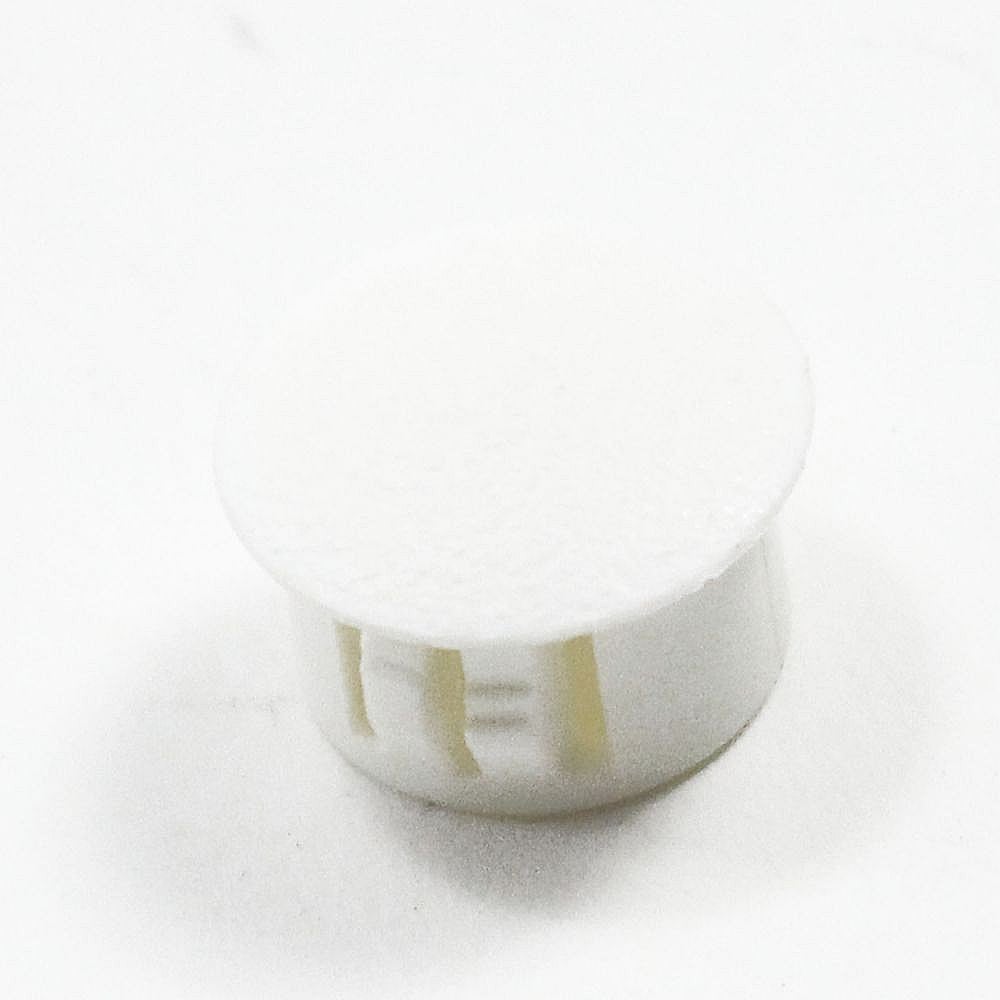 Part #131397000, Dryer Cabinet Hole Plug (White) / 0.60 x 0.55 x 0.40