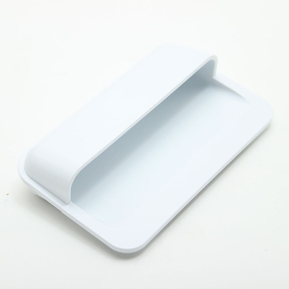 Part #131644700, Electrolux Dryer Door Handle (White) (Replaces 131484400) / 7.25 x 6.45 x 1.25