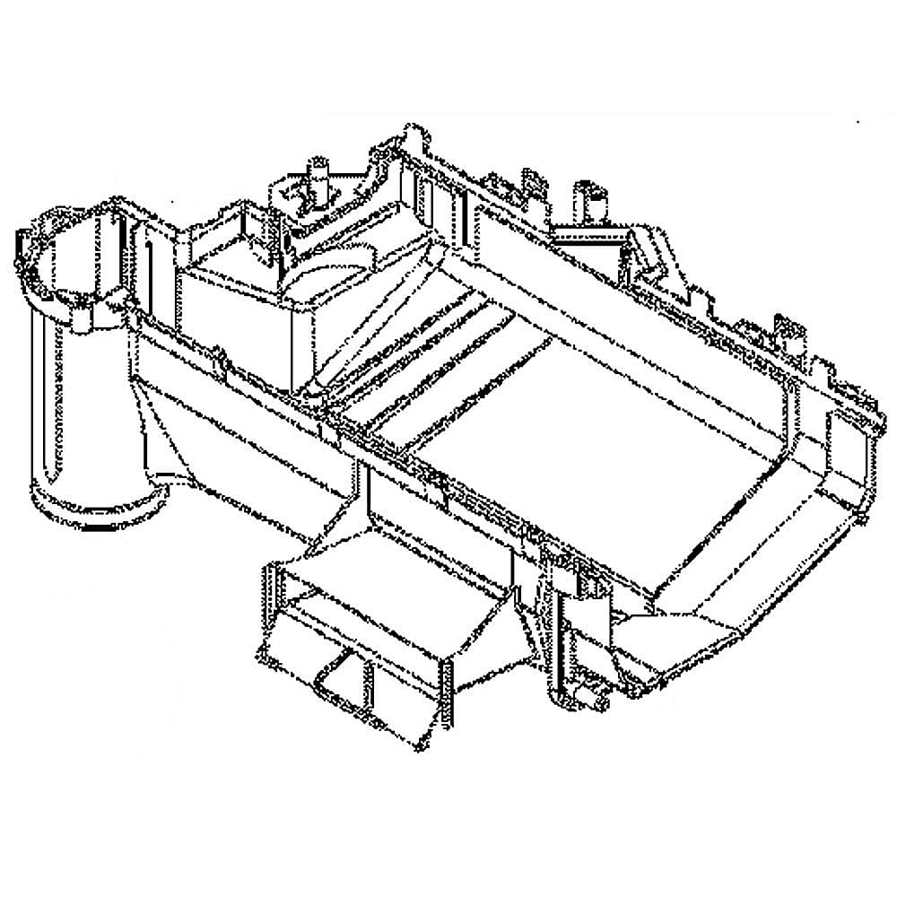 Washer Dispenser Housing Assembly