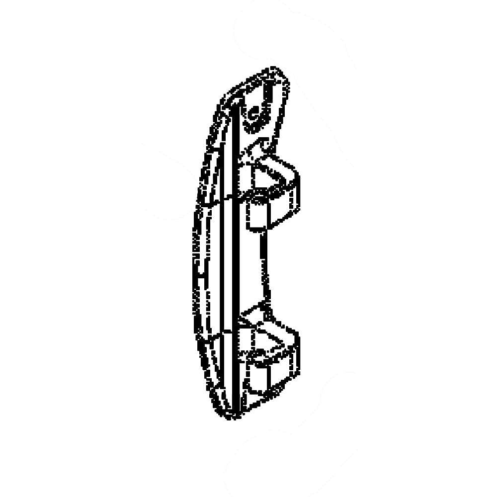 Part #132766200, Washer Door Hinge / 8.15 x 3.00 x 1.95