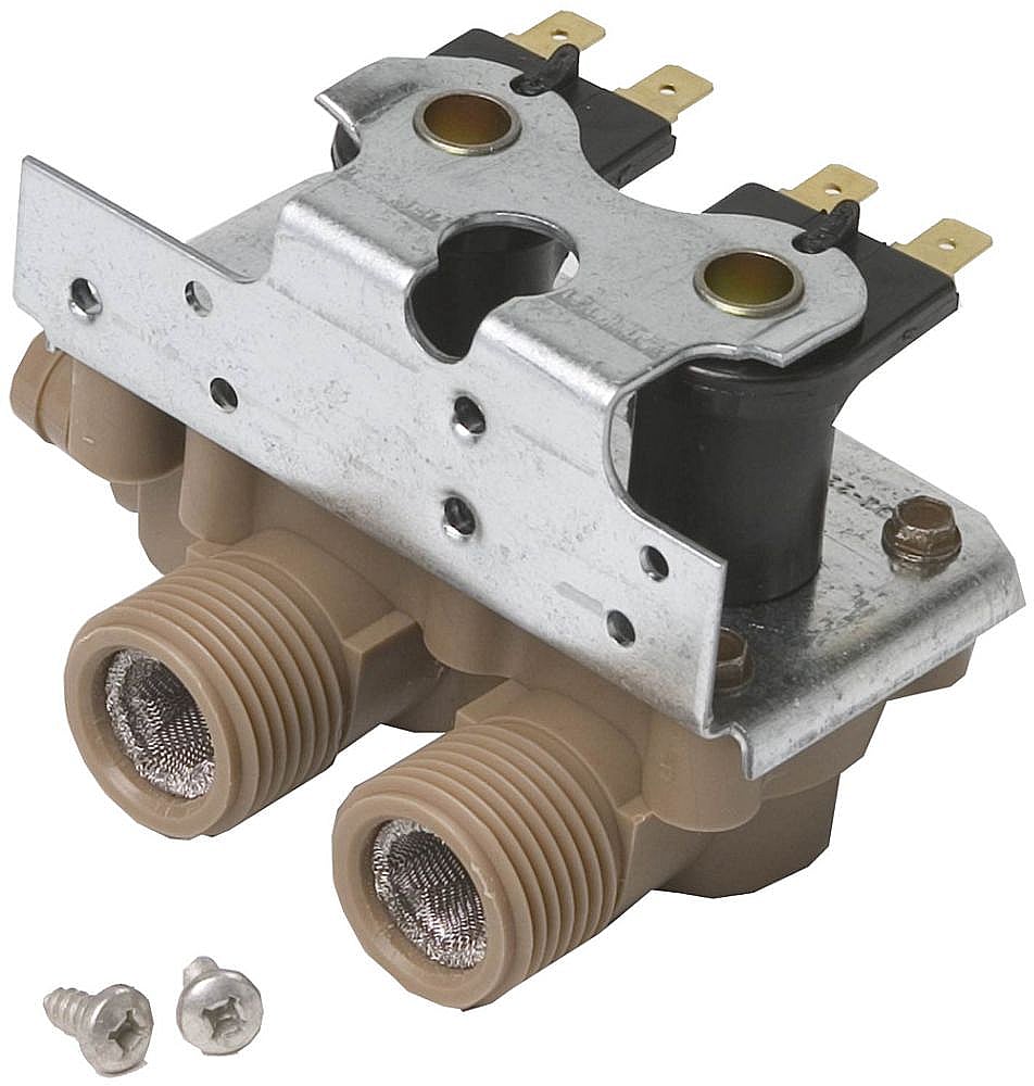 Part #134190200, Washer Water Inlet Valve (Replaces 5303207418, Q171447) / 7.05 x 6.35 x 2.80