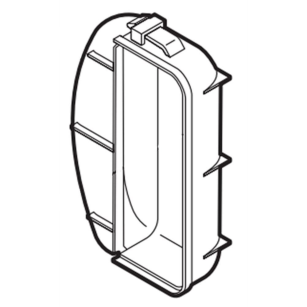 Frigidaire Part #134439300, Handle | 5.70 x 3.30 x 1.85