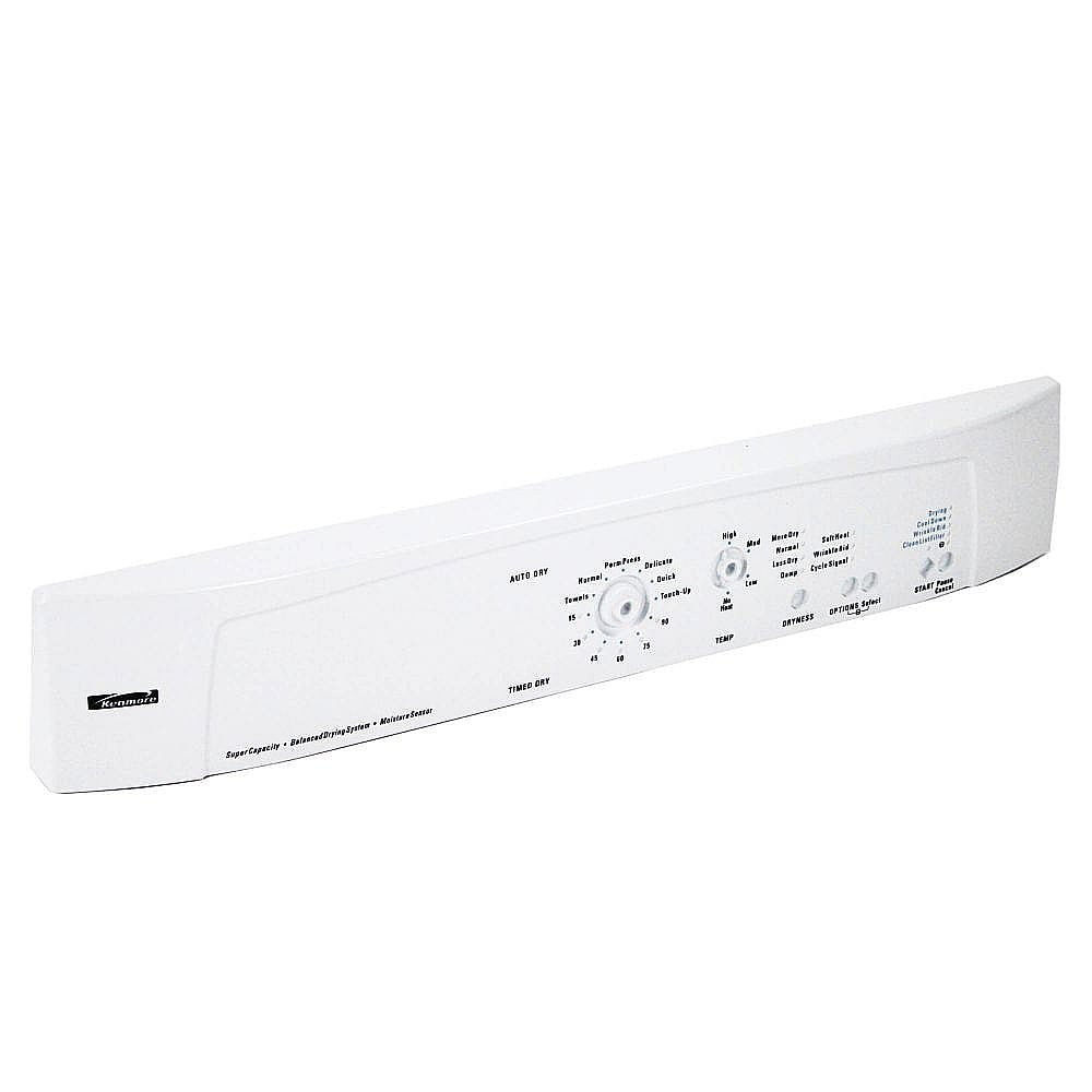 Kenmore Part #134442800, Dryer Control Panel Assembly | 26.70 x 3.80 x 2.10