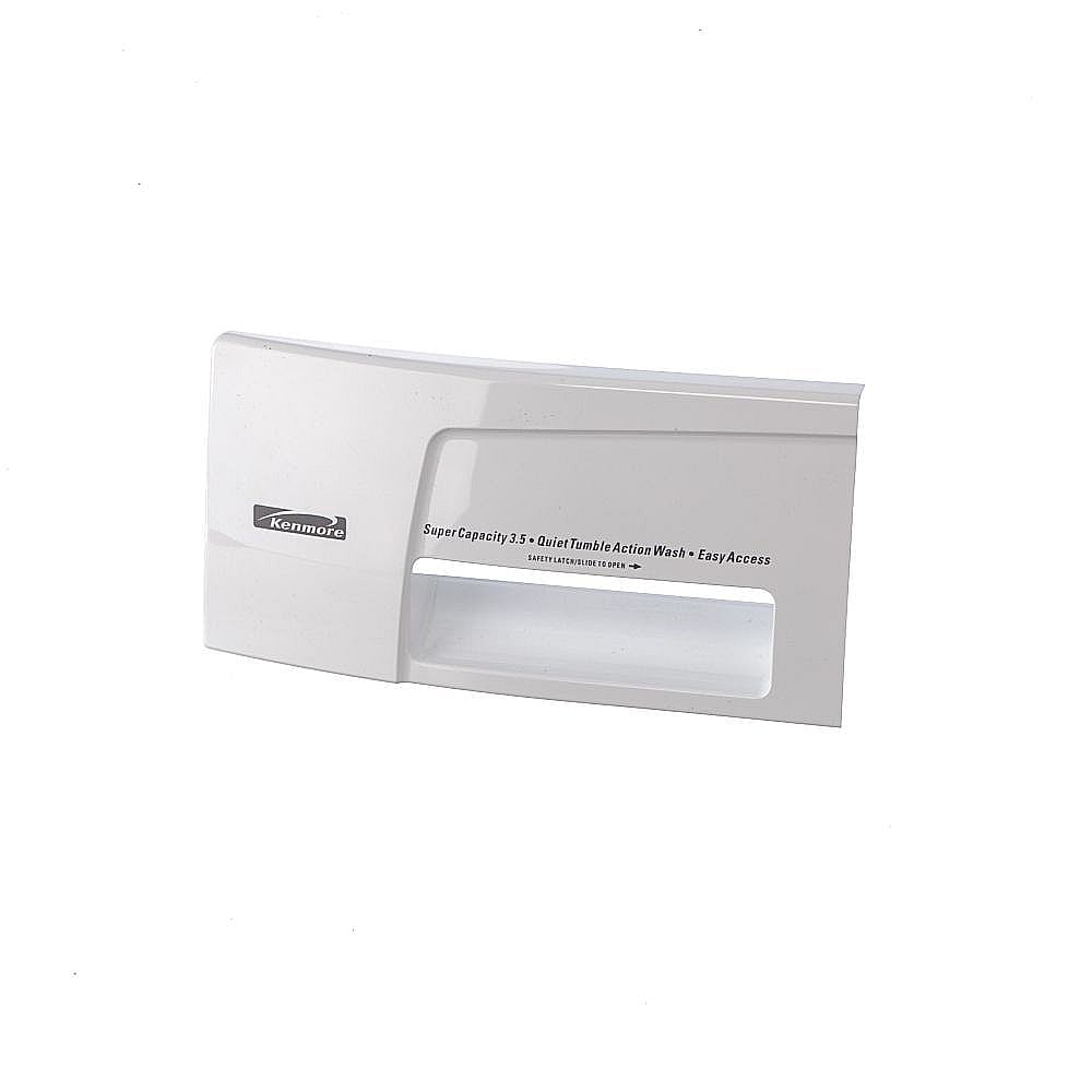 Kenmore Part #134453600, Washer Dispenser Drawer Handle | 11.05 x 5.25 x 2.25