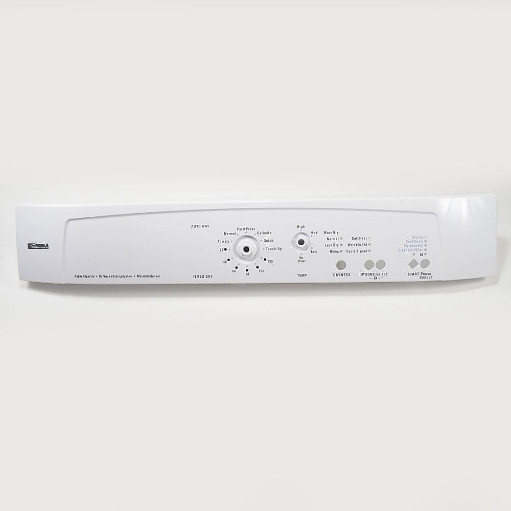 Kenmore Part #134496600, Dryer Control Panel | 27.20 x 7.00 x 2.60
