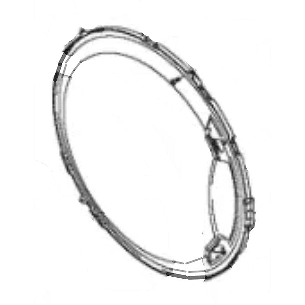 Kenmore Part #134507402, Washer Door Glass Adapter Ring | 19.15 x 19.00 x 1.30