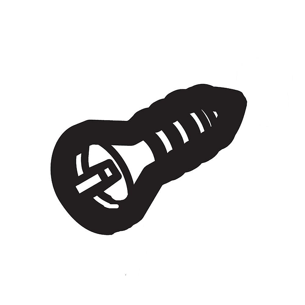 Kenmore Part #134521600, Washer Screw, M5-0.8 X 15 | 0.60 x 0.35 x 0.30