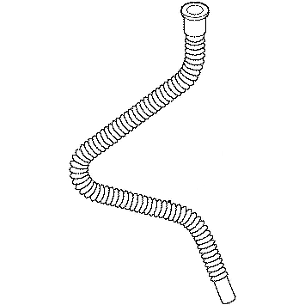 Kenmore Elite Part #134625510, Washer Dispenser Hose | 15.35 x 1.05 x 1.00