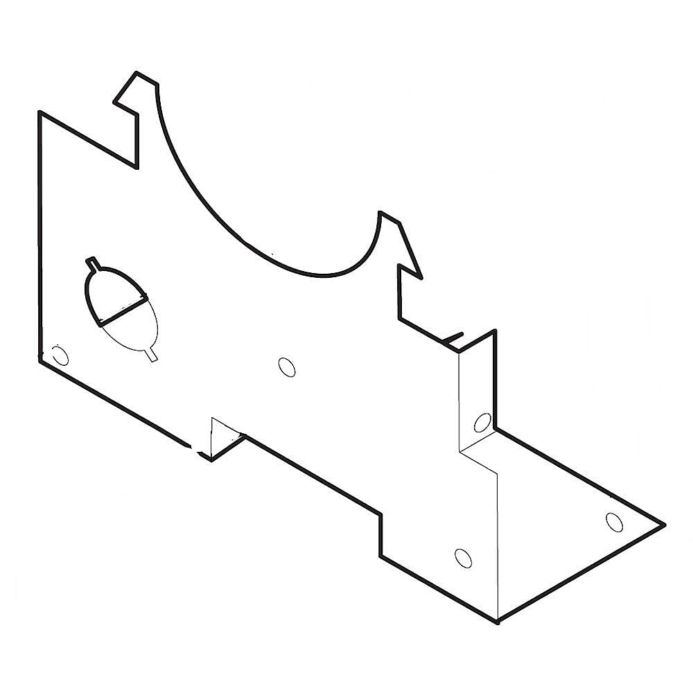 Kenmore Part #134693500, Bracket | 4.75 x 4.30 x 1.50