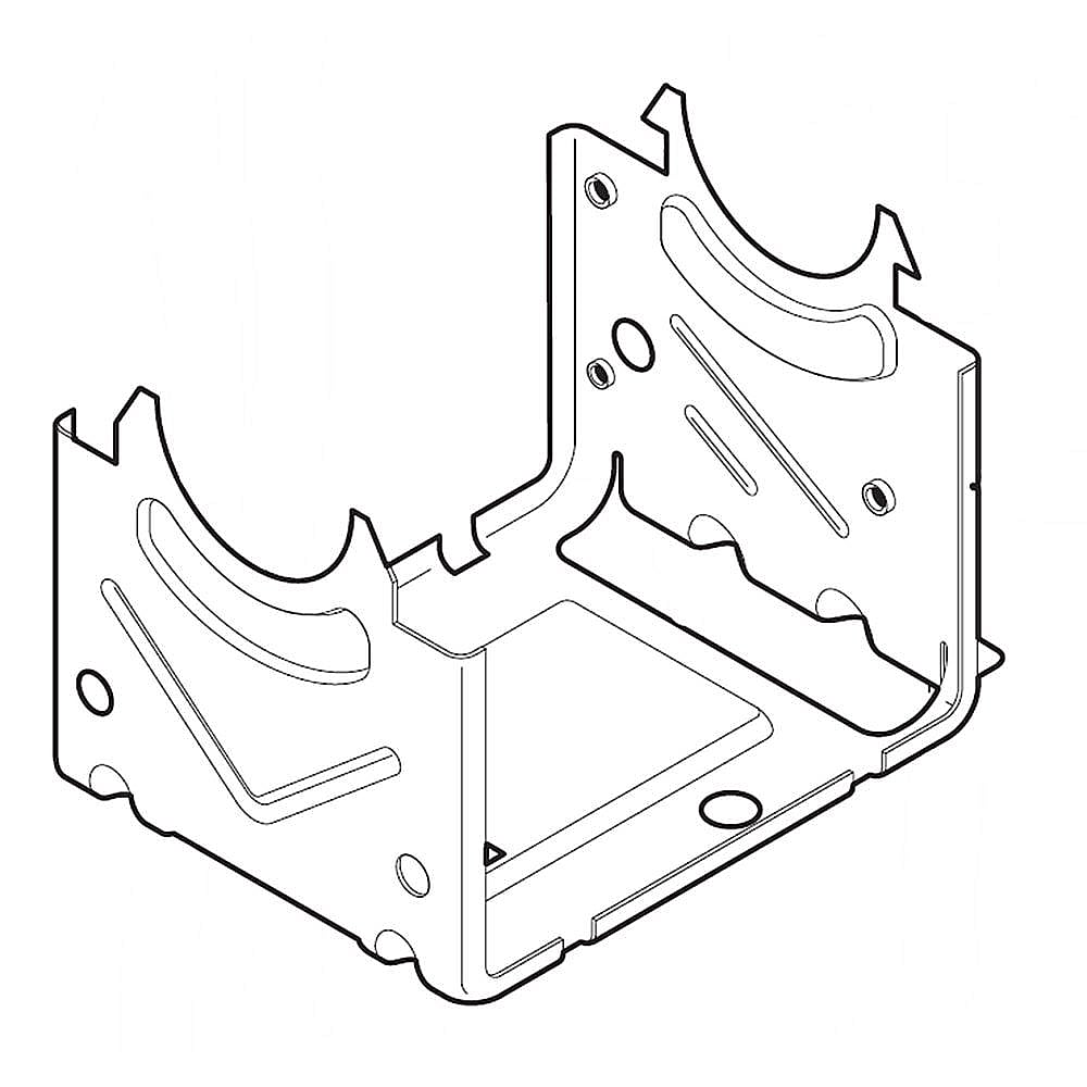 Part #134707400, Kenmore Dryer Motor Bracket / 8.35 x 6.45 x 6.00