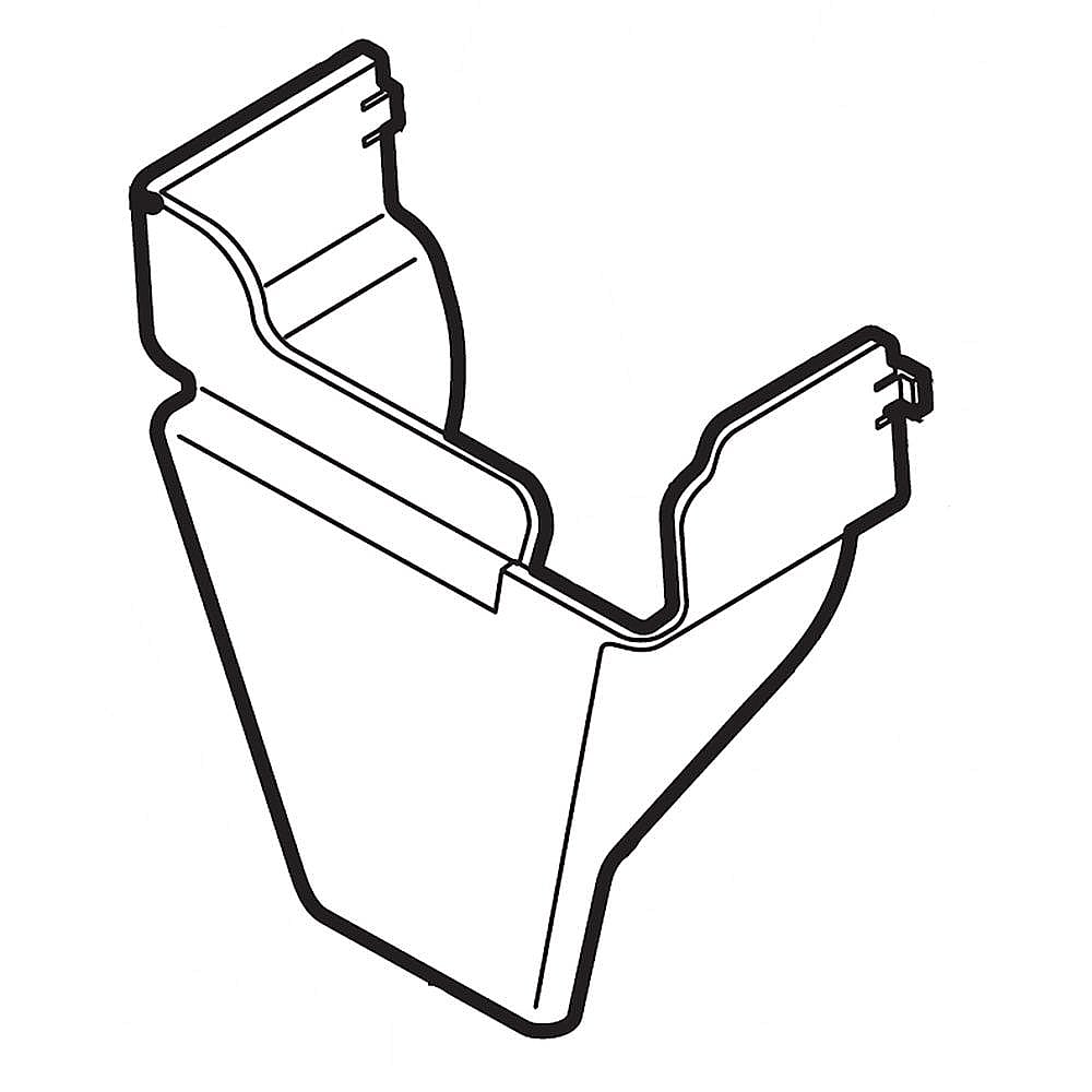 Kenmore Part #134792200, Bracket | 5.70 x 5.65 x 4.00