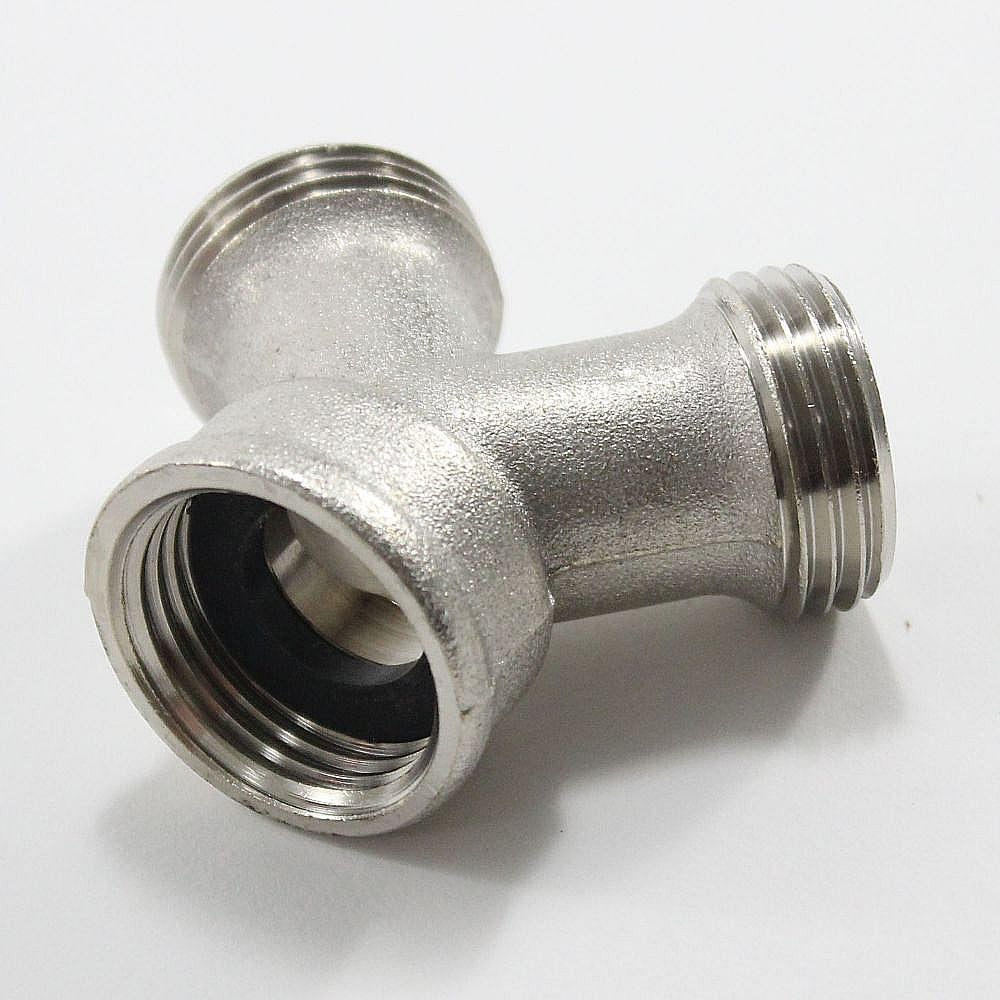 Part #5304500709, Dryer Water Hose Y-Fitting / 3.70 x 3.60 x 1.40