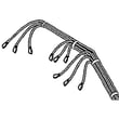 Laundry Center Washer User Interface Wire Harness for Frigidaire FFLG1011MW2 - Part 137156200