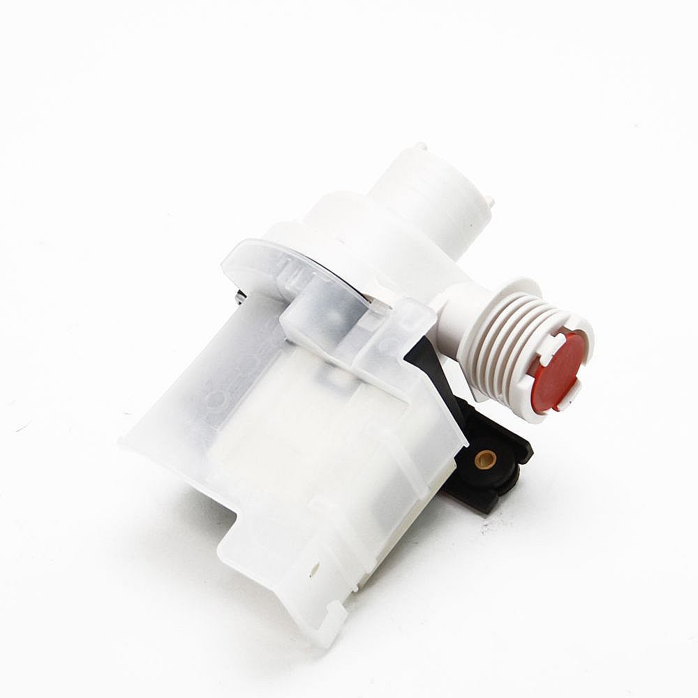 Part #137221600, Frigidaire Crosley Washer Drain Pump (Replaces 137108100, 137151900Kit) / 8.30 x 6.45 x 5.90
