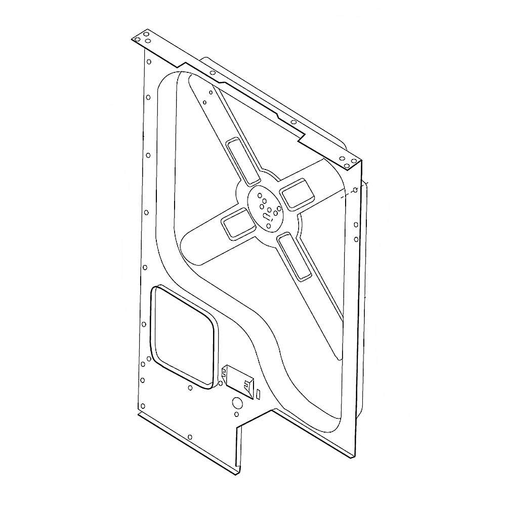 Part #137305301, Laundry Center Dryer Rear Panel | 32.88 x 9.25 x 4.50